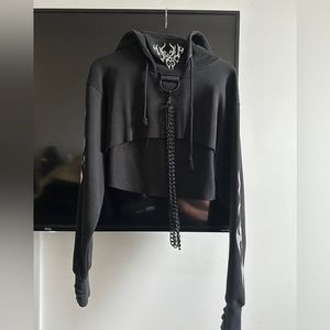 Club Exx cropped hoodie - Mark of the Beast